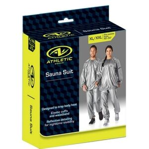 Athletic Works Sauna Suit with Reflective Detailing on Sleeves L/XL